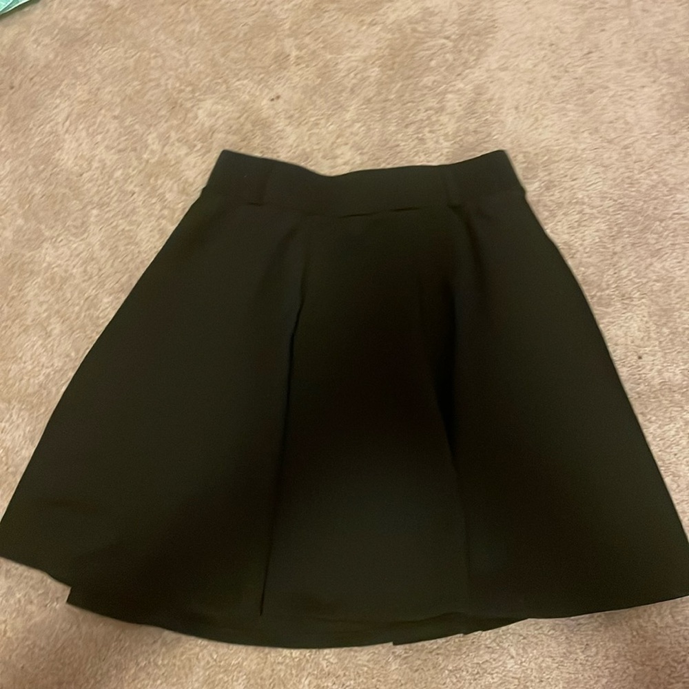 Black skirt.